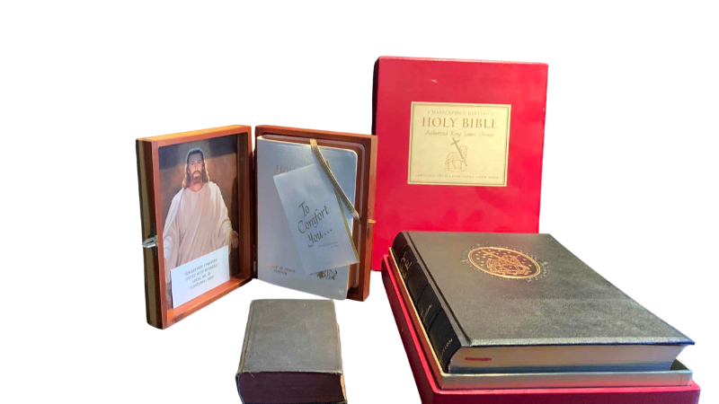 Photo 1 of 3 HOLY BIBLES