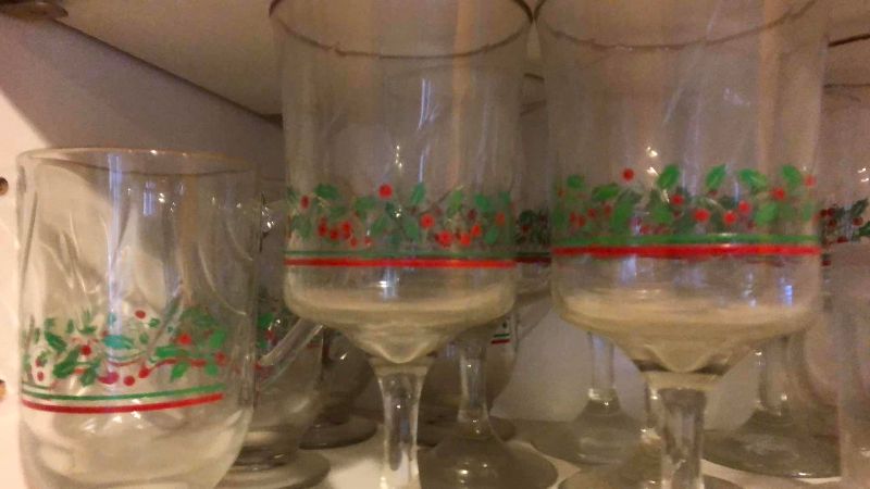 Photo 1 of CHRISTMAS THEMED GLASSES