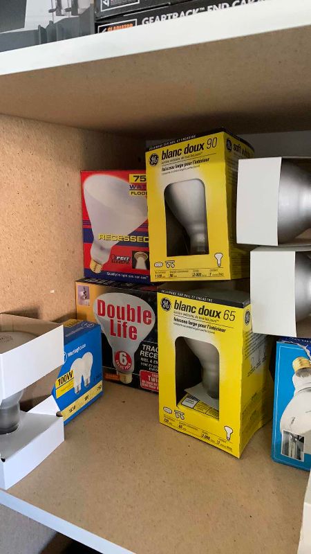 Photo 1 of ASSORTED LIGHT BULBS