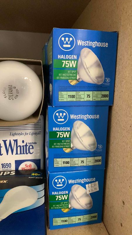 Photo 1 of ASSORTED LIGHT BULBS