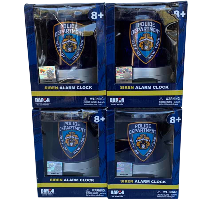 Photo 1 of 4 DARON NEW YORK POLICE DEPARTMENT SIREN ALARM CLOCKS