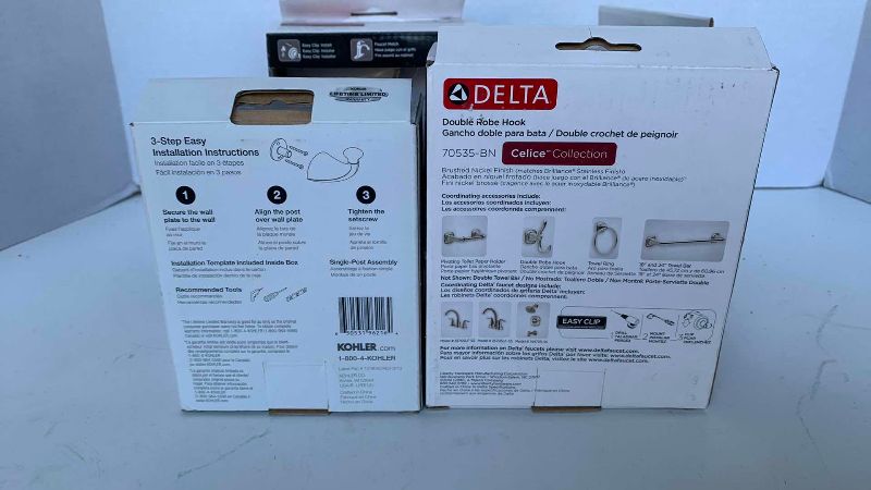 Photo 1 of 4 SETS OF ROBE HOOKS