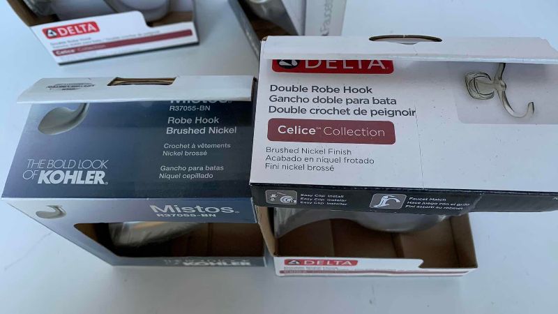 Photo 1 of 4 SETS OF ROBE HOOKS