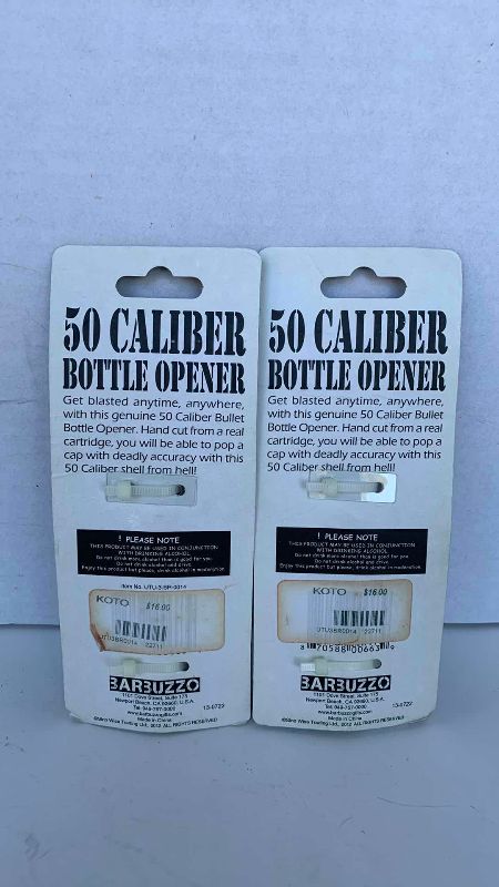 Photo 1 of 2 50 CALIBER BOTTLE OPENERS