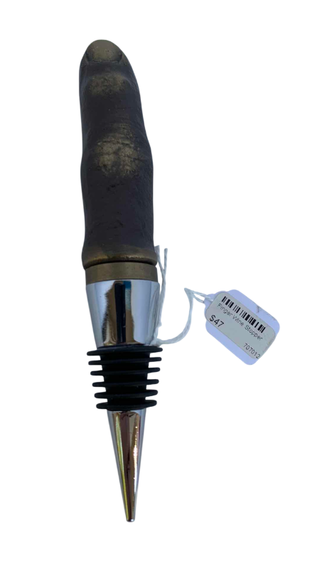 Photo 1 of $47 THE FINGER BRASS WINE STOPPER