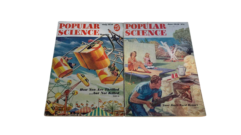 Photo 1 of 2 VINTAGE POPULAR SCIENCE MAGAZINES 1948 & 1949