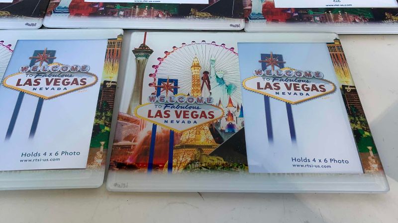 Photo 1 of 5 GLASS LAS VEGAS STRIP PICTURE FRAMES