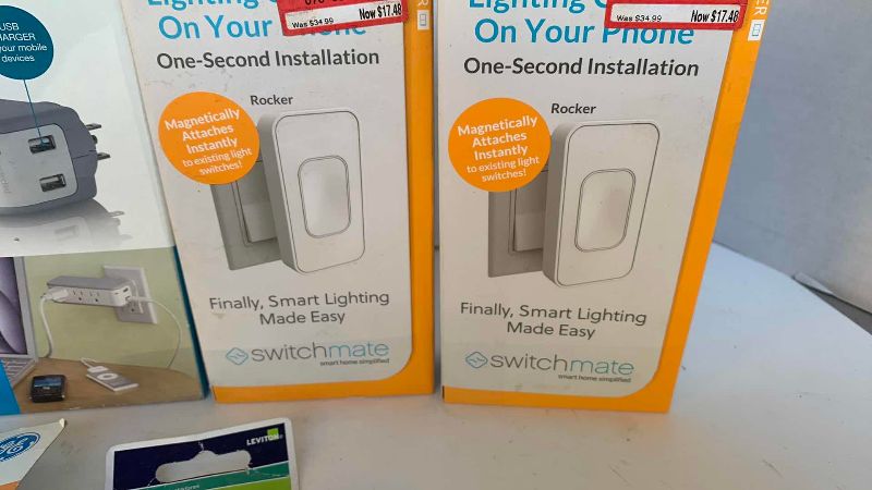 Photo 1 of 2 SURGE PROTECTORS, 2 ROCKER SMART HOME SWITCH MATES AND 2 OUTLETS