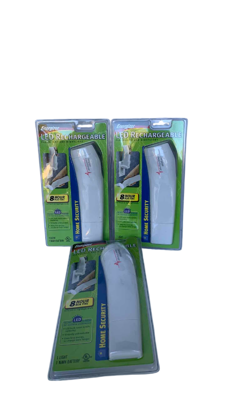 Photo 1 of 3 ENERGIZER LED RECHARGEABLE FLASHLIGHT AND NIGHTLIGHTS