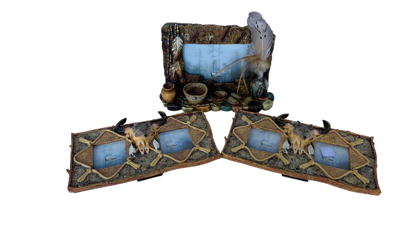 Photo 1 of 3 AMERICAN INDIAN INSPIRED PHOTO FRAMES
