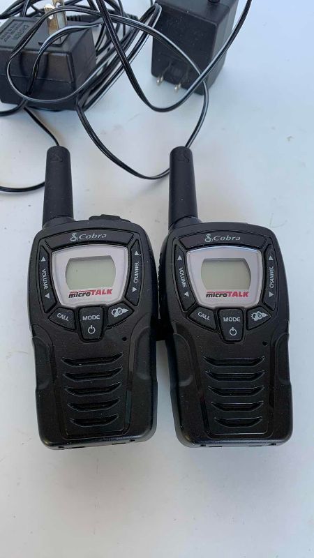 Photo 1 of 2 SETS OF WALKIE TALKIES COBRA