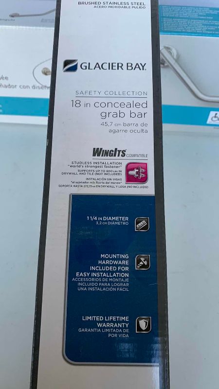 Photo 1 of 2 SHOWER GRAB BARS