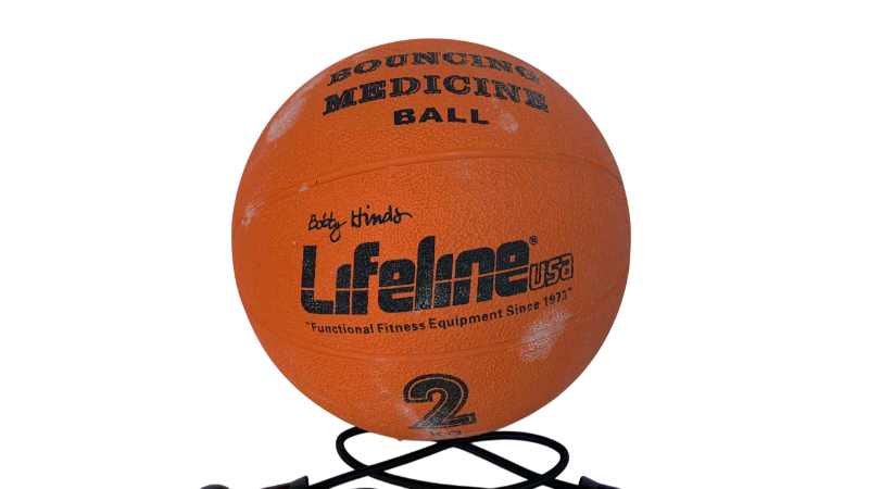 Photo 1 of 2 KILOGRAM BOUNCING MEDICINE BALL