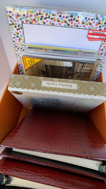 Photo 1 of BOX OF STATIONARY AND GREETING CARDS