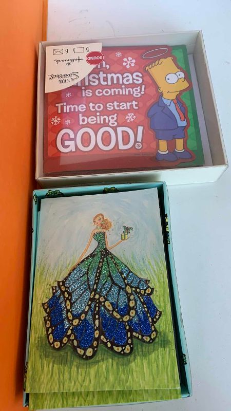 Photo 1 of BOX OF STATIONARY AND GREETING CARDS