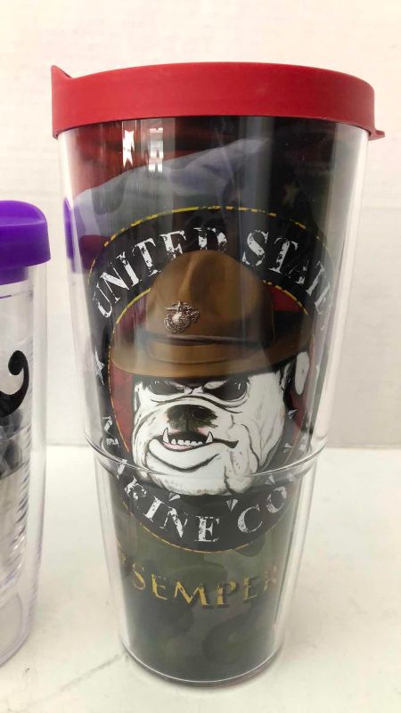 Photo 1 of AIR FORCE,MARINES AND A HOT/COLD TRAVEL MUGS