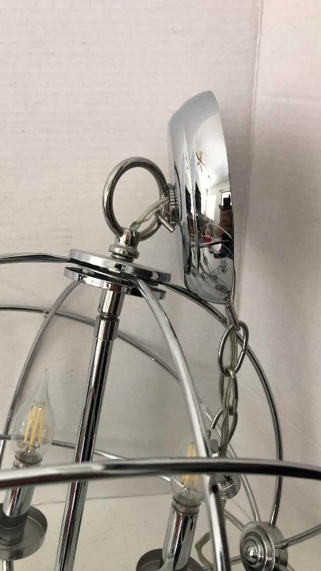 Photo 1 of 4 LIGHT CHANDELIER 16” DIAMETER