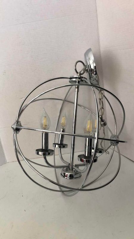 Photo 1 of 4 LIGHT CHANDELIER 16” DIAMETER