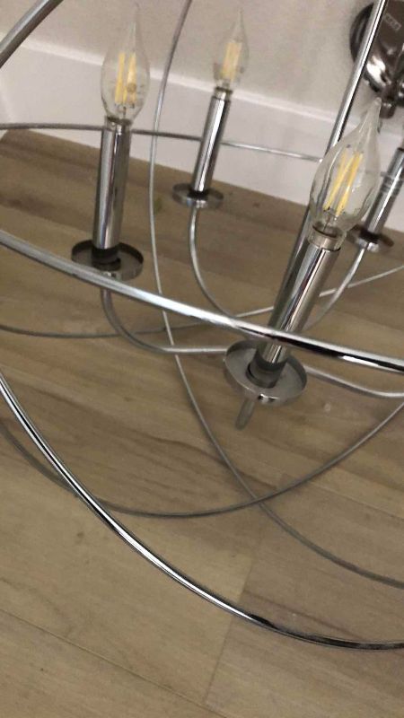 Photo 1 of 5 LIGHT CHANDELIER 24”DIAMETER