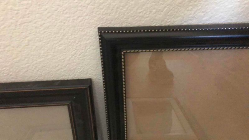 Photo 1 of ASSORTED SIZES AND TYPES OF PICTURE FRAMES