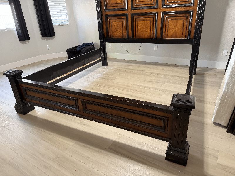Photo 1 of GRAND ESTATES CINNAMON KING PLATFORM BED FRAME