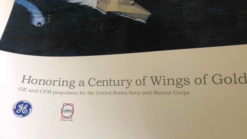 Photo 1 of 2 “HONORING A CENTURY OF WINGS OF GOLD” PRINTS 27” X 36