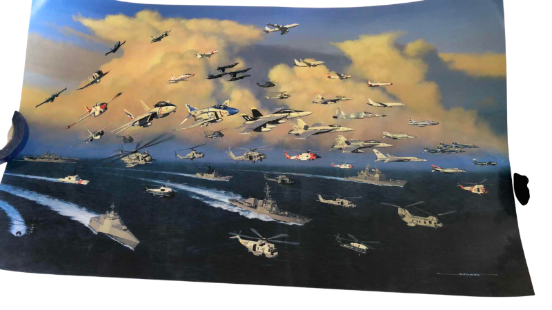 Photo 1 of 2 “HONORING A CENTURY OF WINGS OF GOLD” PRINTS 27” X 36