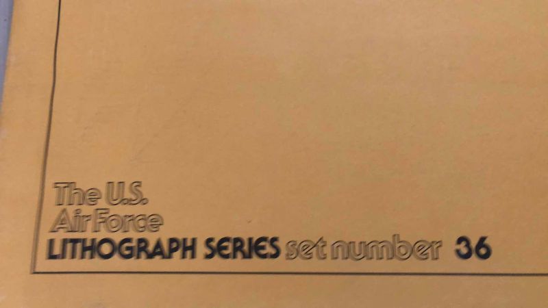 Photo 1 of AIR FORCE PLANES AND JETS PRINTS 17” X 23”