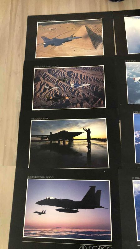 Photo 1 of AIR FORCE PLANES AND JETS PRINTS 17” X 23”