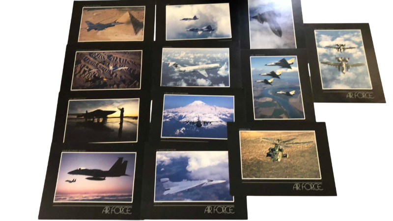 Photo 1 of AIR FORCE PLANES AND JETS PRINTS 17” X 23”