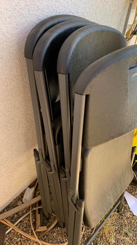 Photo 1 of 4 LIFETIME HEAVY DUTY CHAIRS