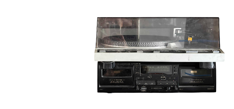 Photo 1 of CONTENTS OF SHELF: VINTAGE AUDIO EQUIPMENT