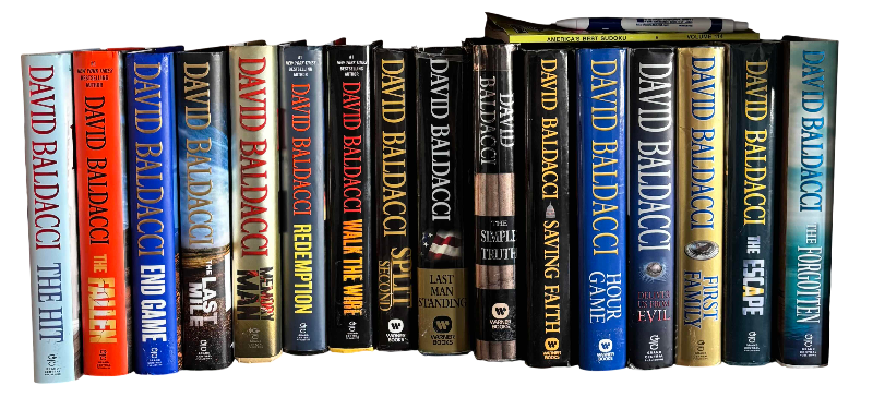 Photo 1 of CONTENTS OF SHELF: DAVID BALDACCI BOOKS (16)