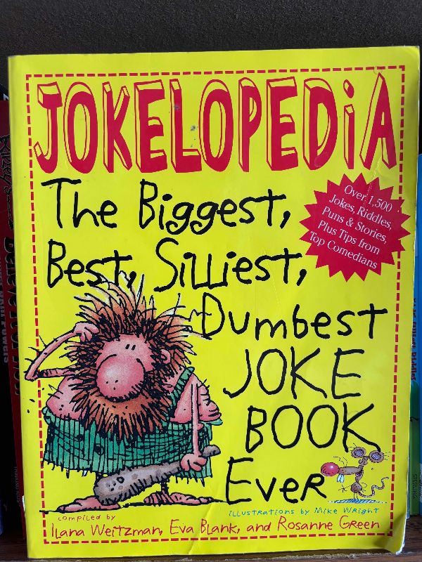 Photo 1 of CONTENTS OF SHELF: JOKES & RIDDLES BOOKS