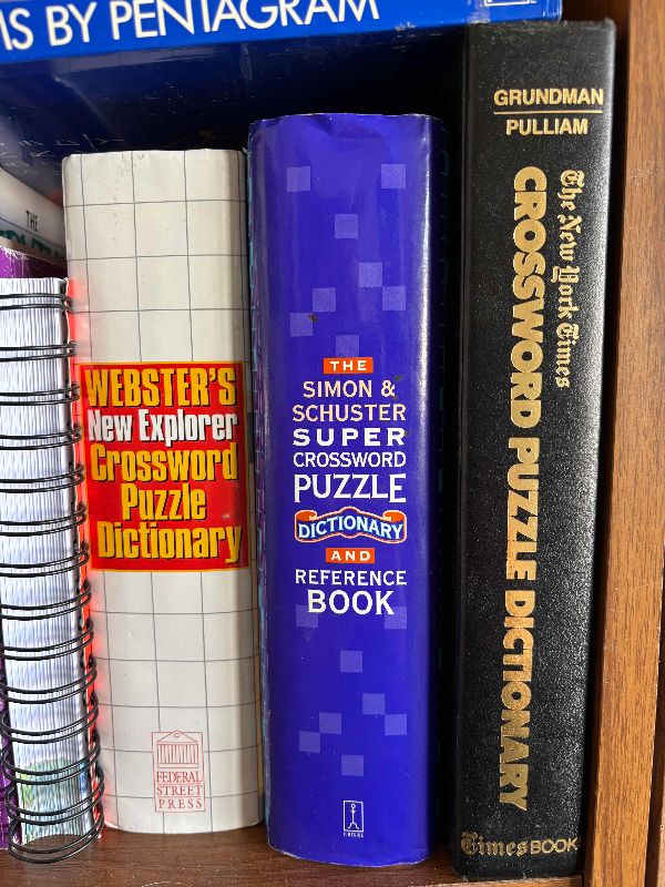 Photo 1 of CONTENTS OF SHELF: CROSSWORDS & PUZZLES BOOKS
