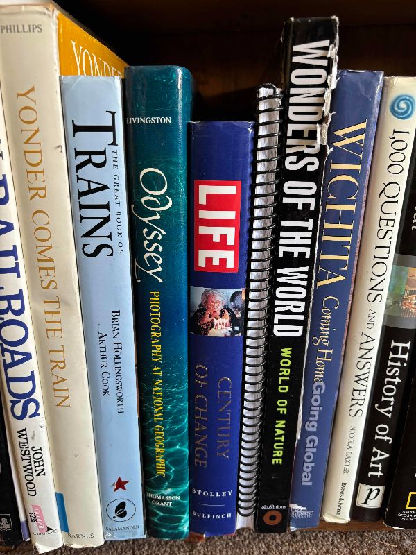 Photo 1 of CONTENTS OF SHELF: ART & WORLD BOOKS