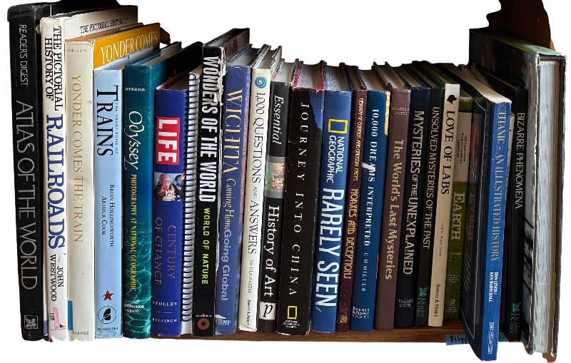 Photo 1 of CONTENTS OF SHELF: ART & WORLD BOOKS