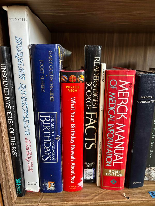 Photo 1 of CONTENTS OF SHELF: EDUCATIONAL BOOKS