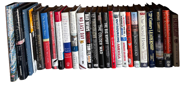 Photo 1 of CONTENTS OF SHELF: POLITICAL BOOKS