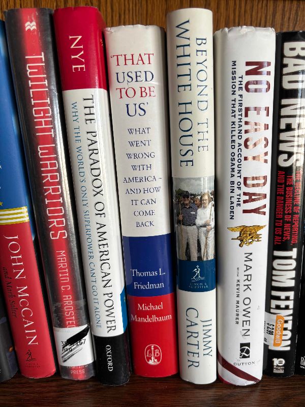 Photo 1 of CONTENTS OF SHELF: POLITICAL BOOKS