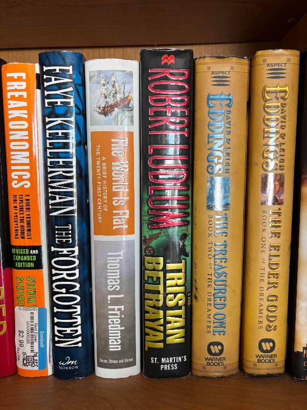 Photo 1 of CONTENTS OF SHELF: FICTIONAL BOOKS