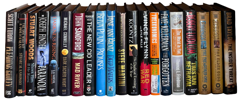 Photo 1 of CONTENTS OF SHELF: FICTIONAL BOOKS