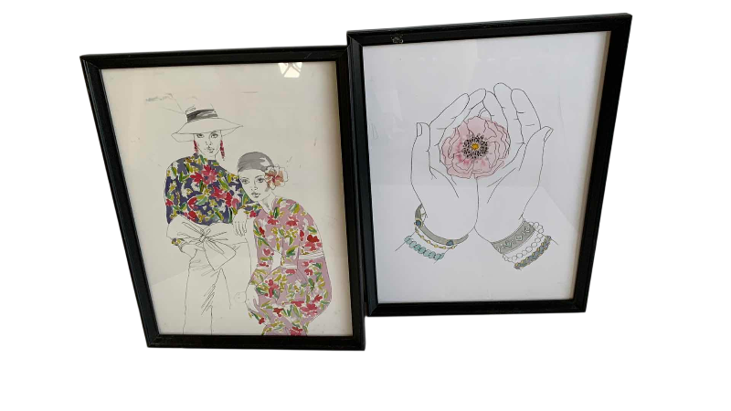 Photo 1 of HAND DRAWN ARTWORK 13” X 17”