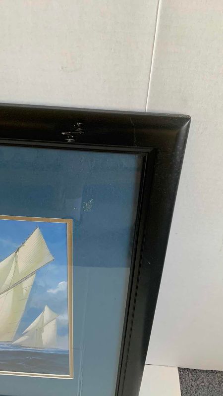 Photo 1 of SAILBOATS PRINT 31” X 25”