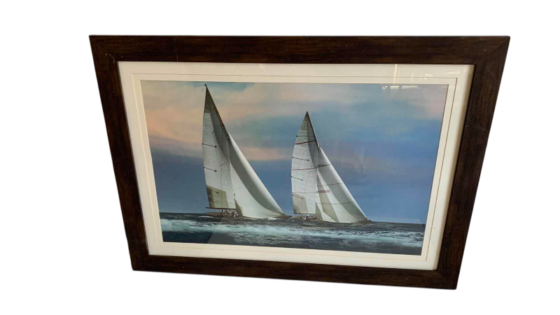Photo 1 of SAILBOAT PRINT 45” X 34”