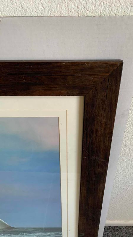 Photo 1 of SAILBOAT PRINT 45” X 34”