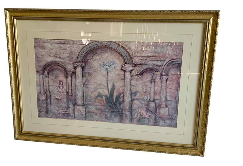 Photo 1 of “PALACE OF THE LILIES” PRINT BY MILTON A BLEIER 44” X 32”