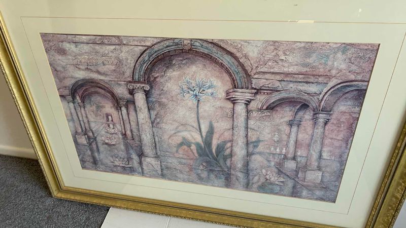 Photo 1 of “PALACE OF THE LILIES” PRINT BY MILTON A BLEIER 44” X 32”