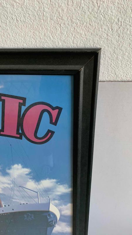 Photo 1 of TITANIC POSTER 28” X 40”