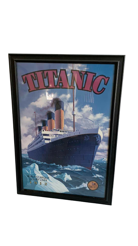 Photo 1 of TITANIC POSTER 28” X 40”